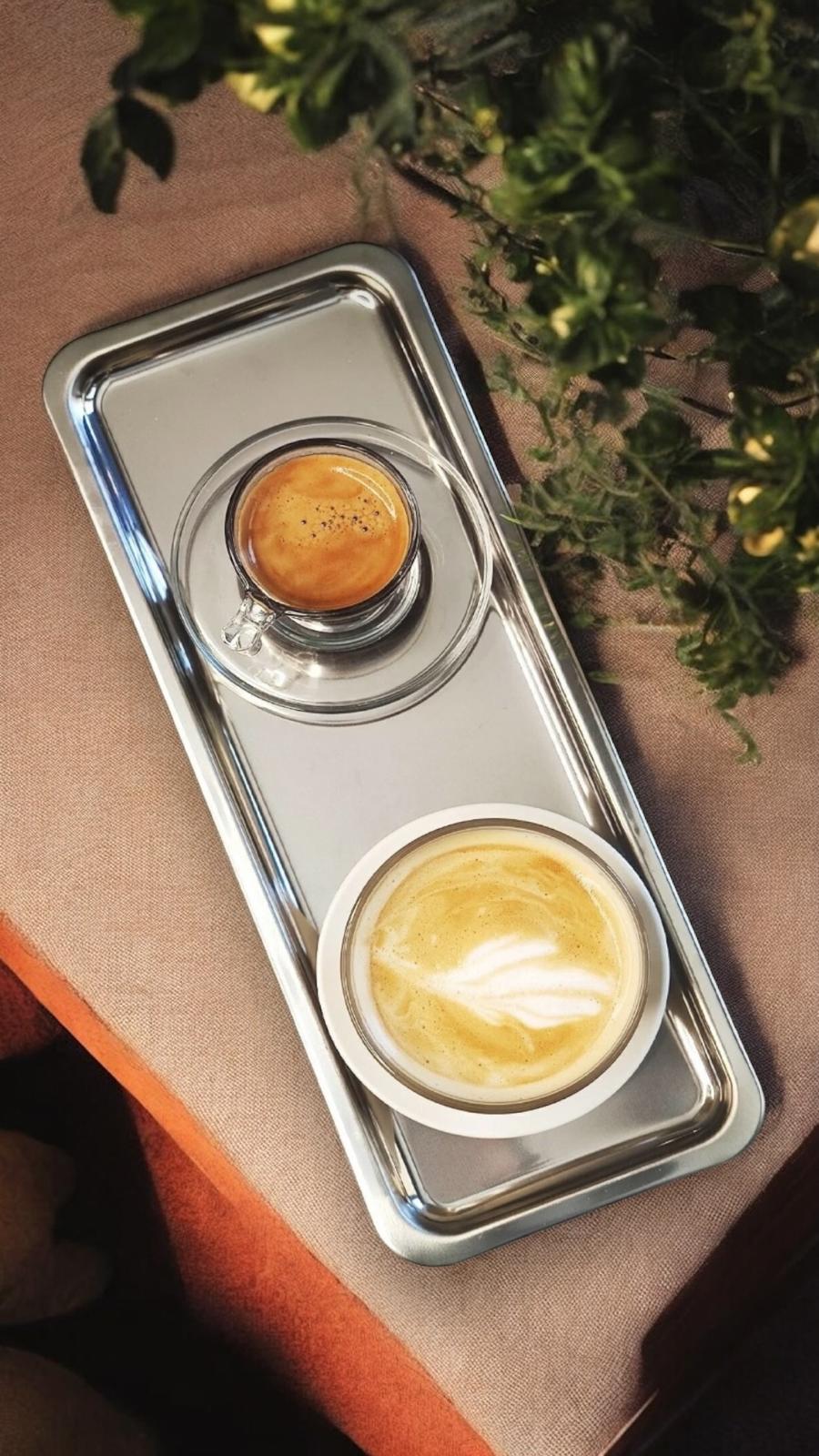 2li Çelik Lüks Servis Sunum Tepsisi Kahve Tepsisi Gümüş 33x13