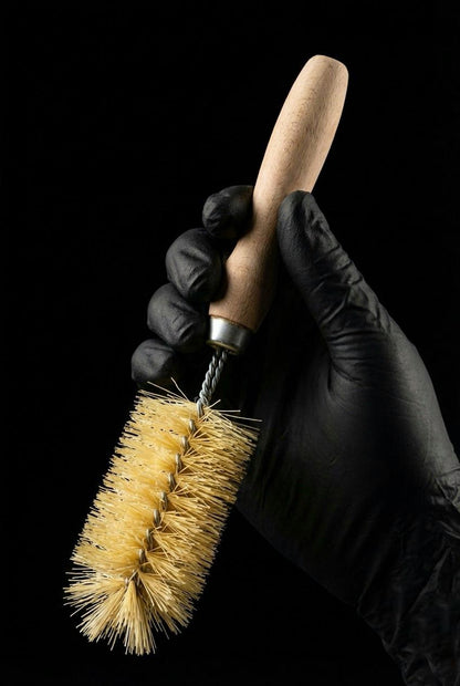 Doğal Tampiko Otu Dekoratif Mühür Bulaşık Fırçası, Meyve Sebze Temizleme Fırçası