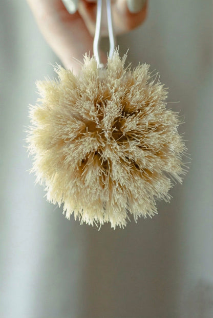 Doğal Tampiko Otu Dekoratif Mühür Bulaşık Fırçası, Meyve Sebze Temizleme Fırçası