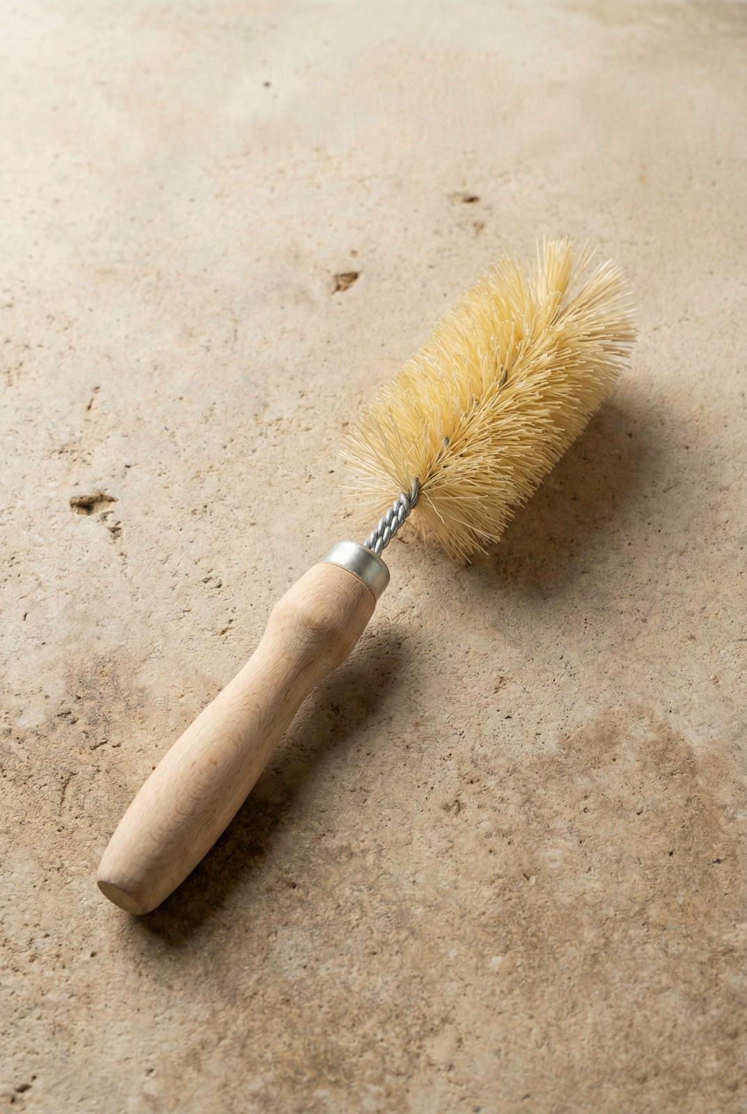 Doğal Tampiko Otu Dekoratif Mühür Bulaşık Fırçası, Meyve Sebze Temizleme Fırçası