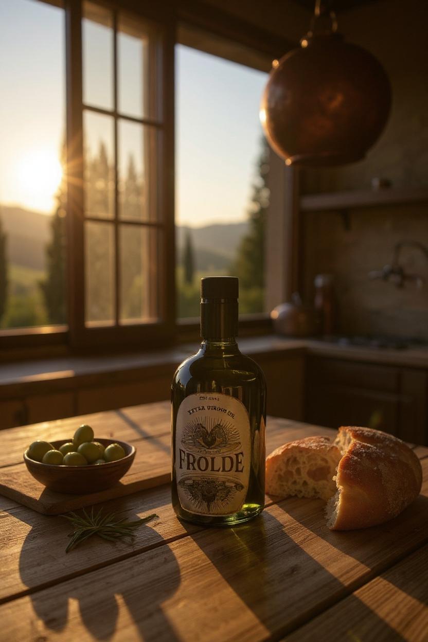 Amber 500 ml Cam Zeytinyağı Yağdanlık Şişesi Vintage Ayçiçek Yağlık