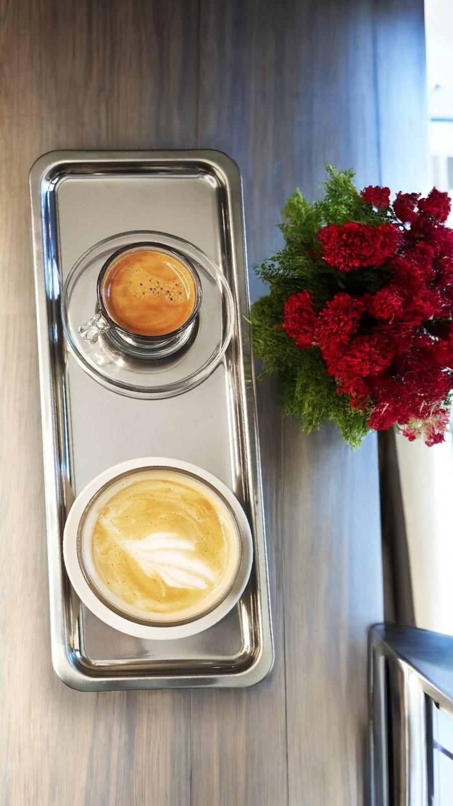 2li Çelik Lüks Servis Sunum Tepsisi Kahve Tepsisi Gümüş 33x13