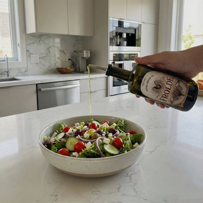 2'li Amber 500 ml Cam Ayçiçek Yağı Zeytinyağı Şişesi Yağdanlık